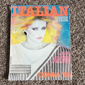 ITALIAN Design Fashion Donna ‘85 Magazine Vintage